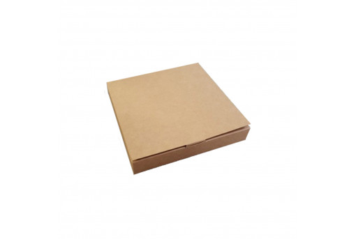 Картонная коробка на 9 конфет крафтовая