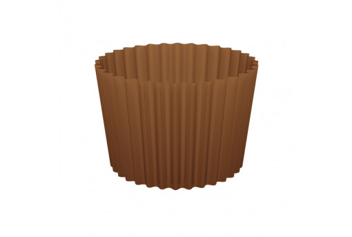 Форма паперова для кексів, набір, упаковка, 100 шт, коричнева
