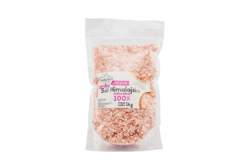 Гималайская соль розовая грубого помола, 1 кг