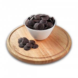  Глазур монетки чорний шоколад 15 кг, ящик
