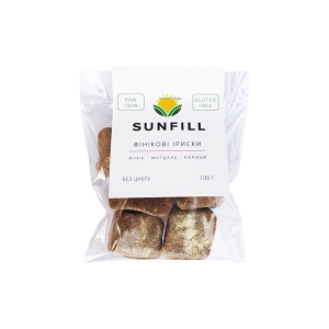 Цукерки SunFill Фінікова іриска, 100 г