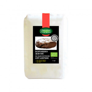 Мука ржаная цельнозерновая органическая Organik Country, 1 кг