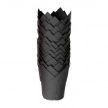 Форма тюльпан для кексов черная, 50*90 мм