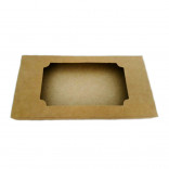 Коробка для шоколада крафтовая, 160x80x15 мм