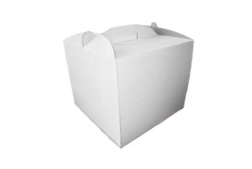 Коробка для торта белая, 350х350х350 мм