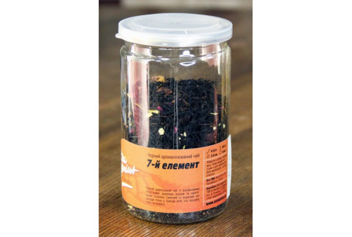 Черный чай с лепестками жасмина 7 элемент, 100 г