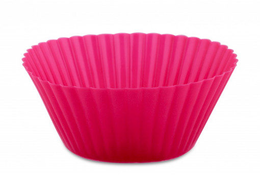 Форма паперова для кексів рожева