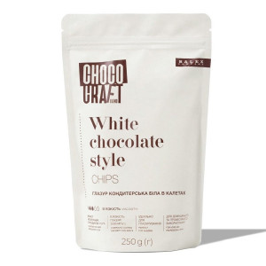 Глазур монетки Біла капля 250 г