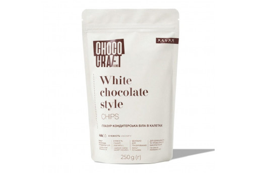 Глазур монетки Біла капля 250 г