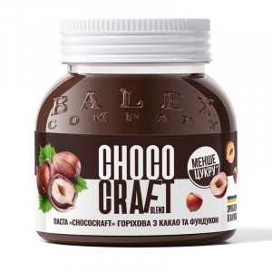 Шоколадна паста ChocoCraft з фундуком 320 г