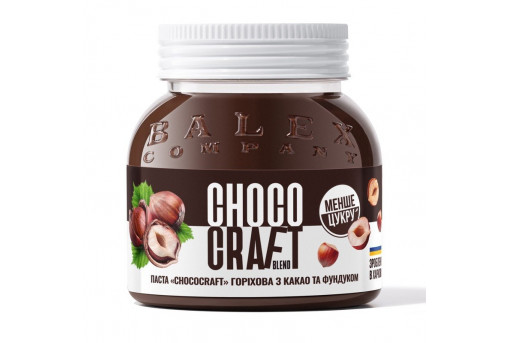 Шоколадна паста ChocoCraft з фундуком 320 г