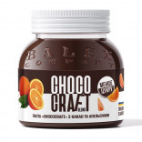 Шоколадная паста с какао и апельсином ChocoCraft 320 г