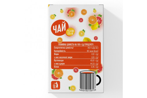 Чай цитрусовый в стиках 50 г