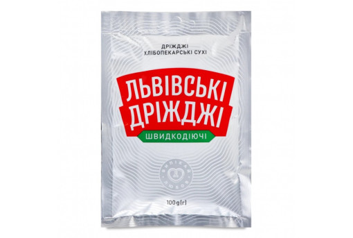 Львовские дрожжи сухие быстродействующие, 100 г