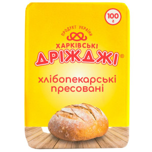 Дрожжи хлебопекарные прессованные, 100 г
