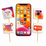 Сахарная фигурка в виде смартфона