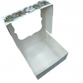 Коробка для пряников и печенья 15х15х6 см