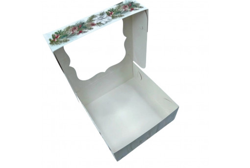 Коробка для пряников и печенья 15х15х6 см