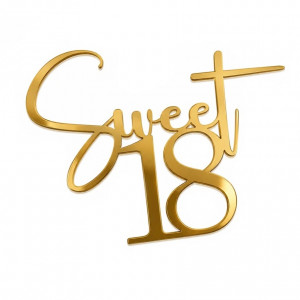 Топер з полістиролу Sweet 18