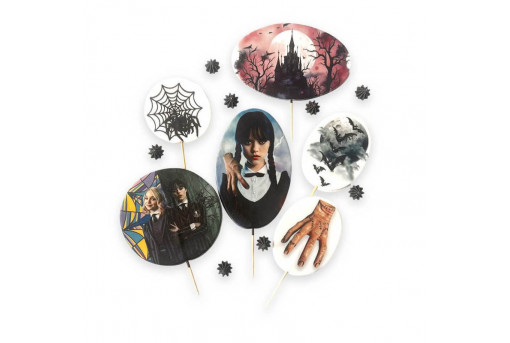 Сахарные фигурки Уэнздей