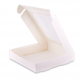 Коробка для пряников белая 15х15 см