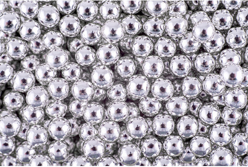 Цукрові перлини срібні 5 мм