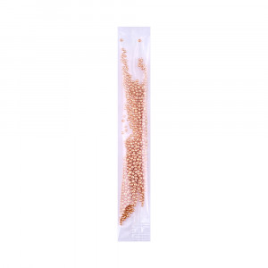 Цукрові перлини золоті 2 мм в стіках, 3 г