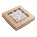 Коробка для конфет крафтовая